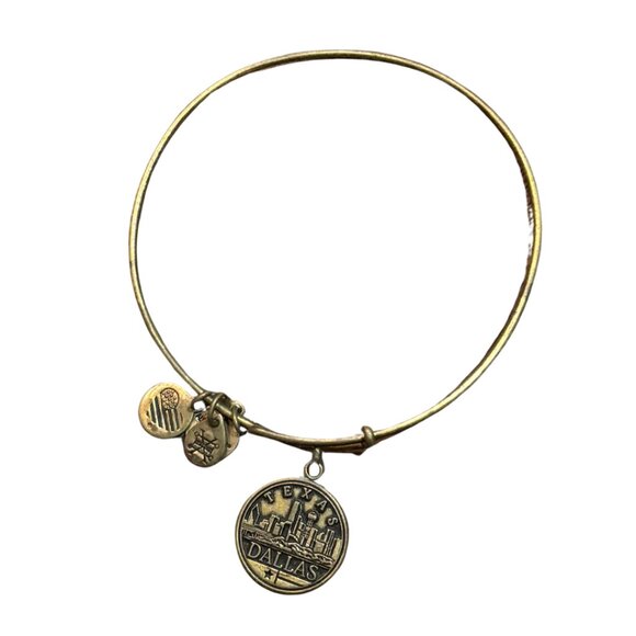 ALEX & ANI Dallas Texas Charm Bangle Bracelet - Picture 1 of 2